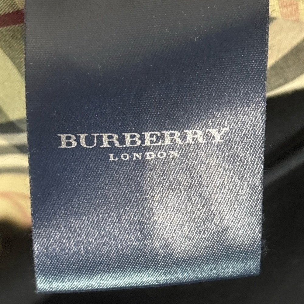 Burberry London Wool Lined Overcoat Convertible Trench Coat L - Picture 8 of 10